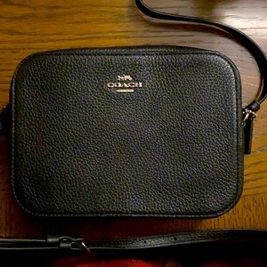 Coach black and silver crossbody! Never worn! Like new has tags!!!!